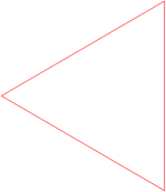 Start med en likesidet trekant, generasjon 0.